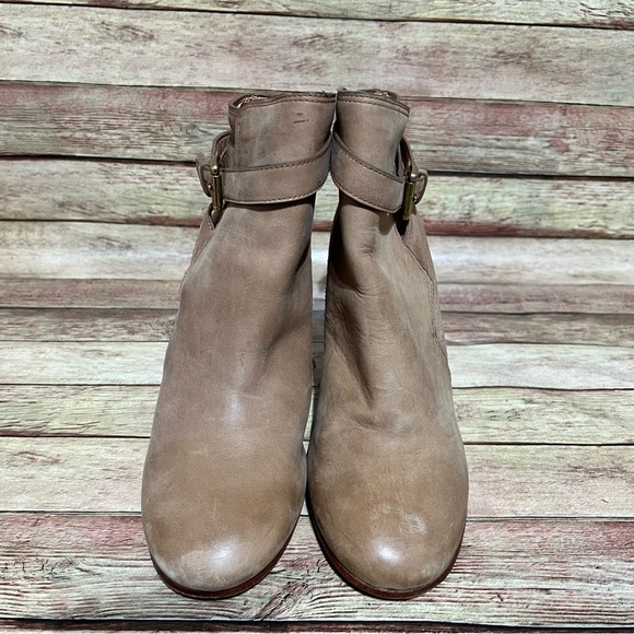 Coach Brown Leather Ankle Booties - Picture 5 of 8